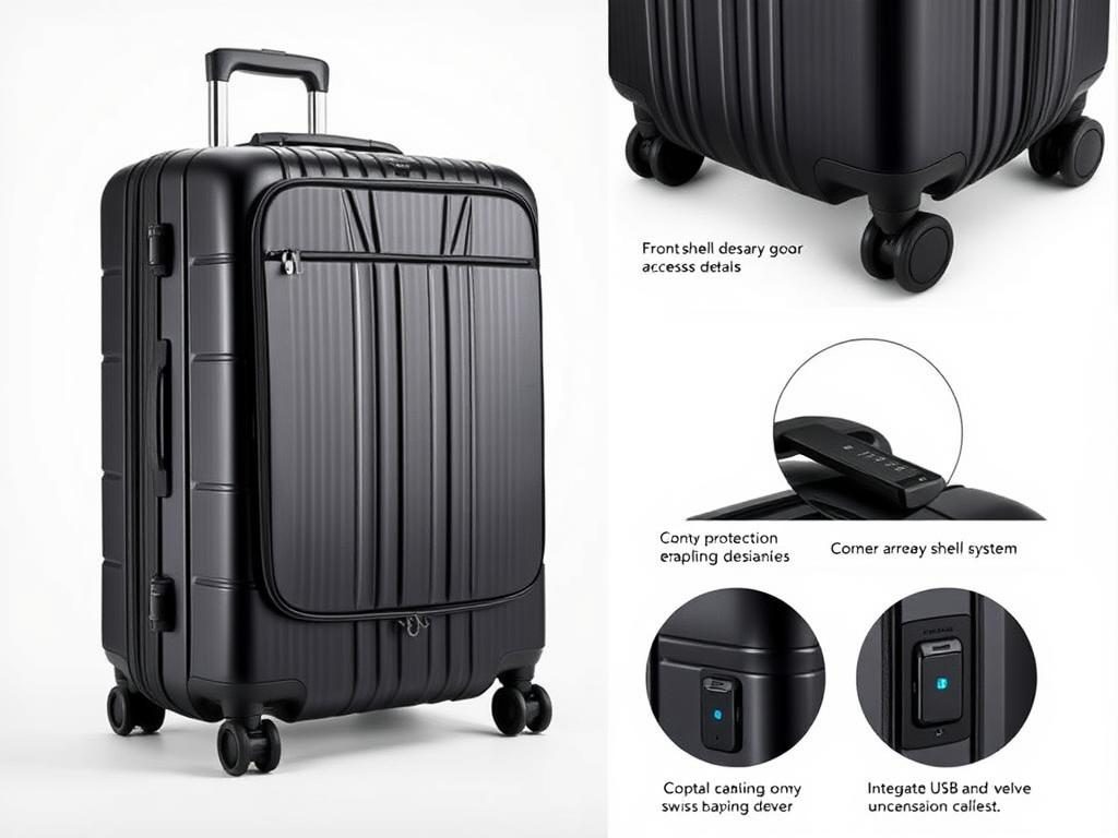Victorinox Spectra 2.0 Expandable Global Carry-On showing innovative features and Swiss design Victorinox Spectra 2.0 Expandable Global Carry-On showing innovative features and Swiss design