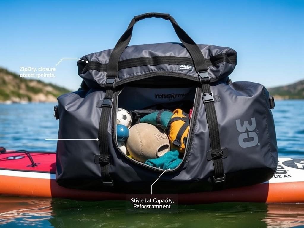 Watershed Colorado Duffel dry bag for paddle boarding Watershed Colorado Duffel dry bag for paddle boarding